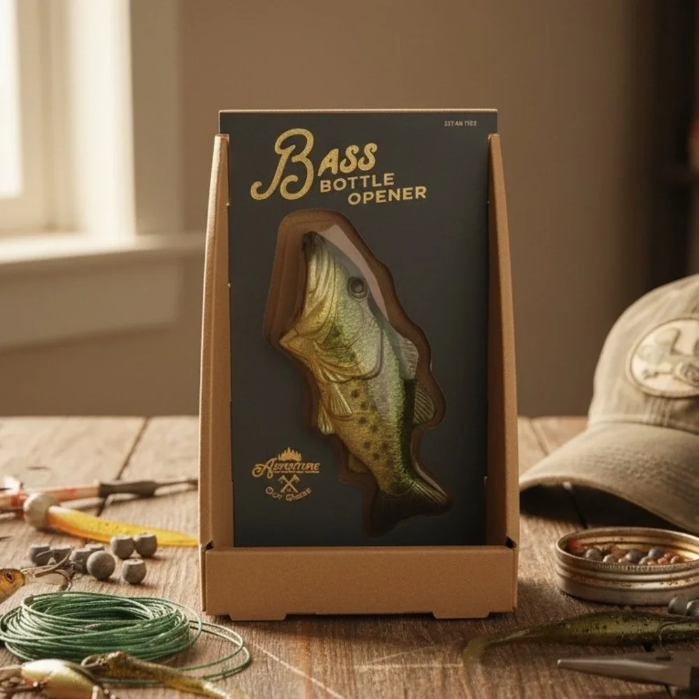 Adventure is Out There Bass Bottle Opener Fishing Novelty Bar Tool New 337047022